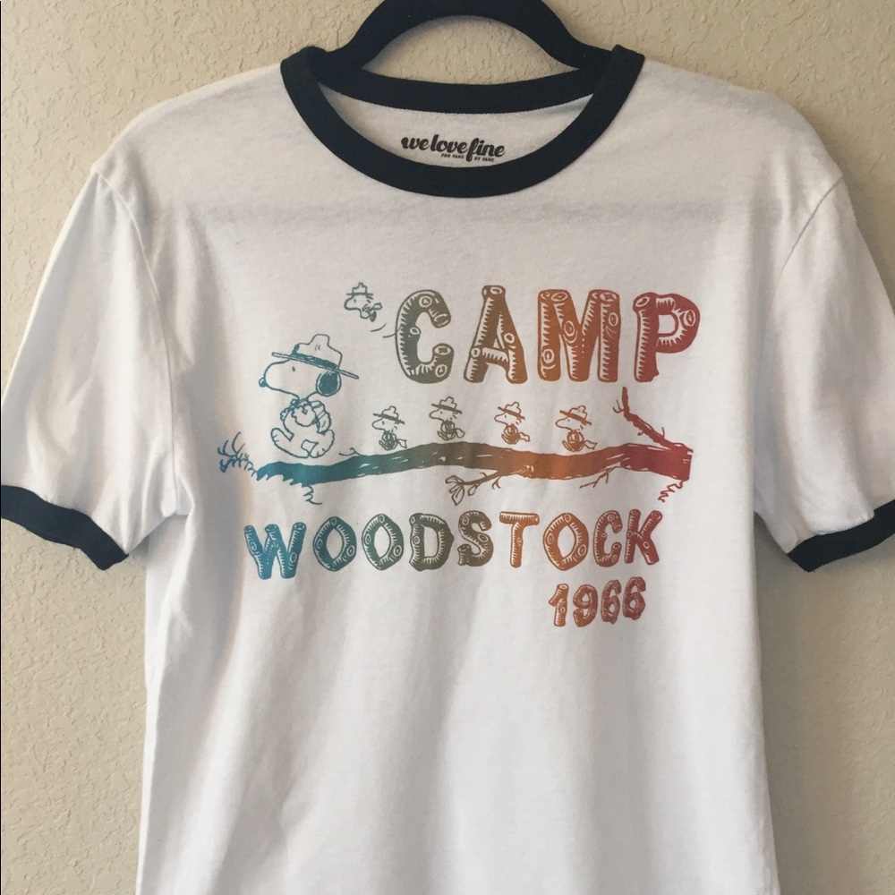 Camp Snoopy Ringer Tee